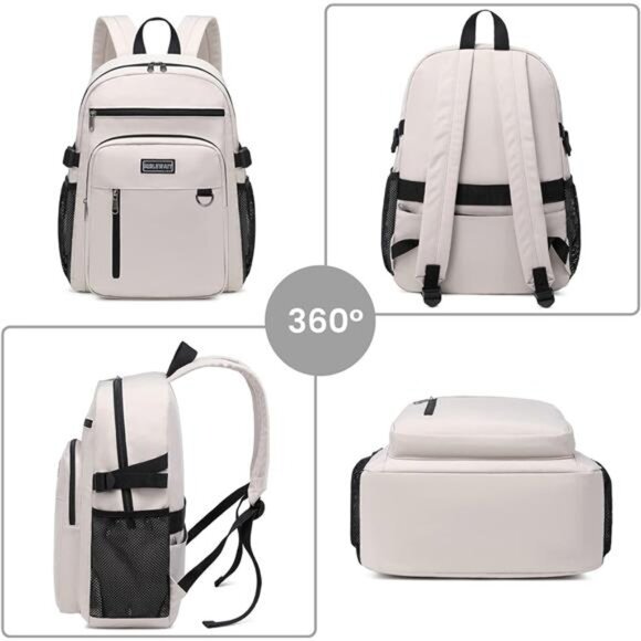 New Classical School Backpack - Lightweight Bookbag for Teens & College Students - Picture 6 of 7